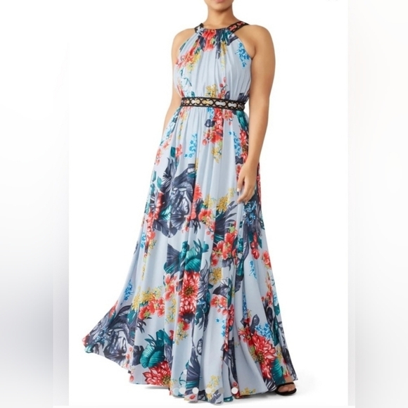 Badgley Mischka floral dress - Picture 5 of 11